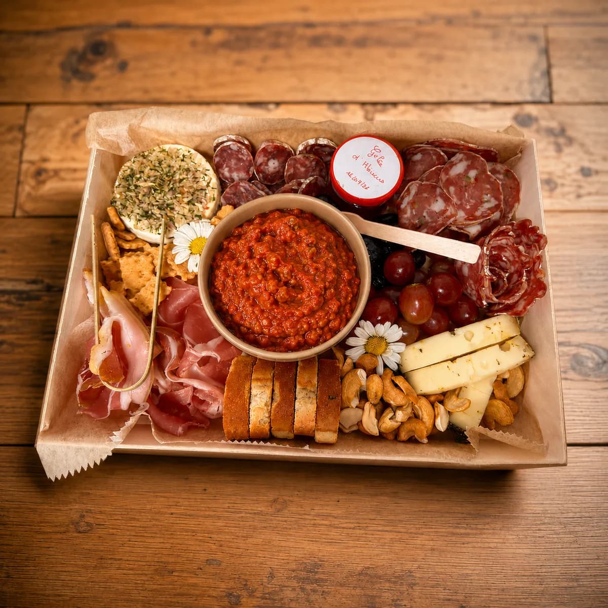 La Mixte Signature (2 pers.) — planche apéritive à emporter